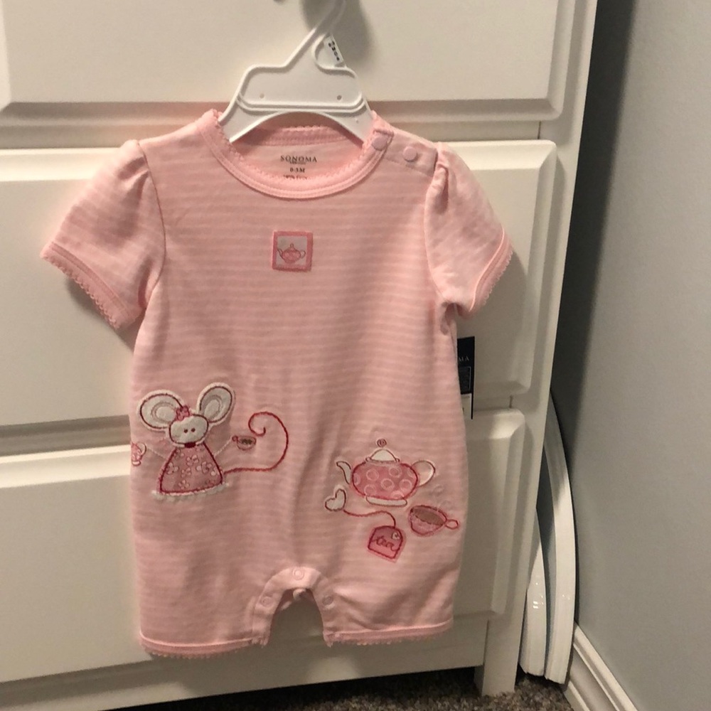 NWT One piece shorts romper